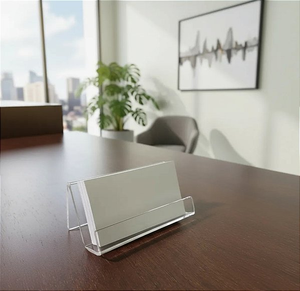 Porta Cartão de Visitas em Acrílico