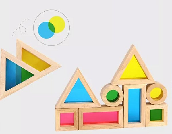 Blocos Sensoriais - Arco Iris