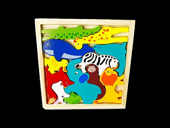 ENCAIXE MDF RF2 - Animais da Selva