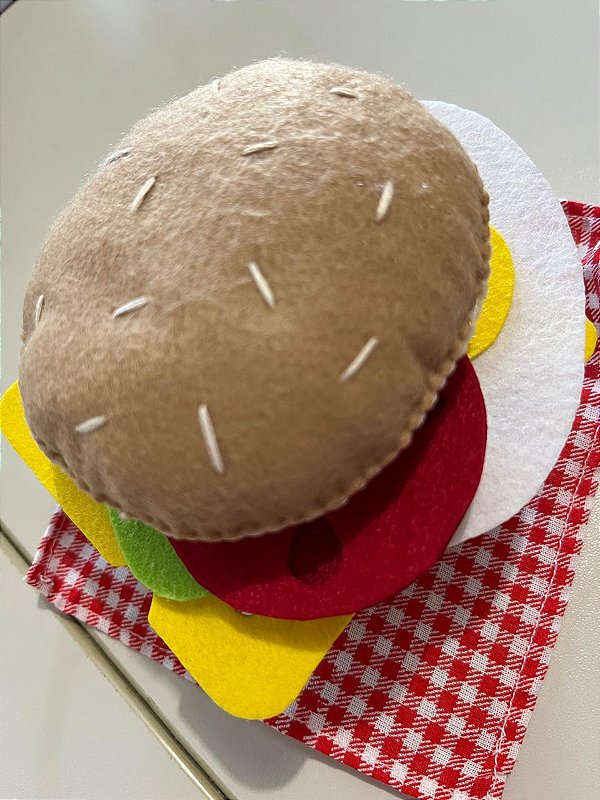 Hamburguer em feltro