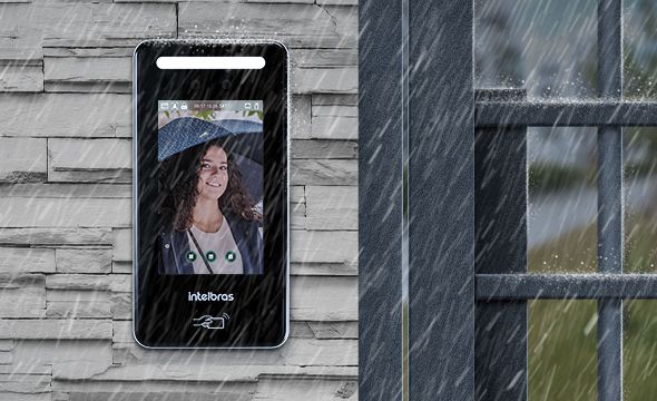 Controlador de acesso facial SS 3540 MF Face EX Intelbras Ethernet e Wi-fi