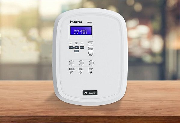 Central de alarme de incêndio endereçável  CIE 1060 Intelbras até 60 dispositivos