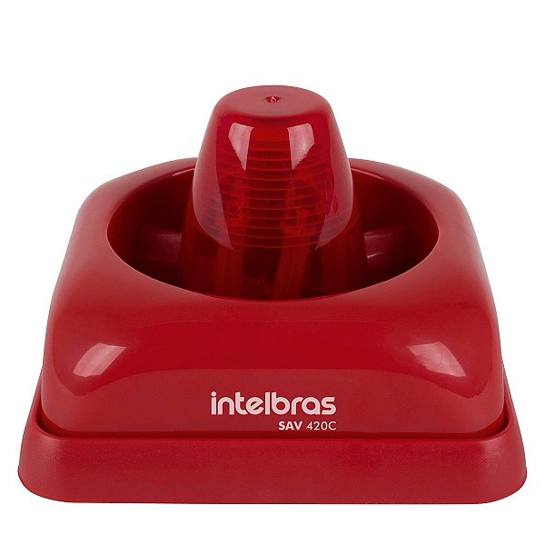 Sinalizador Audiovisual para alarme de Incêndio convencional SAV420C intelbras
