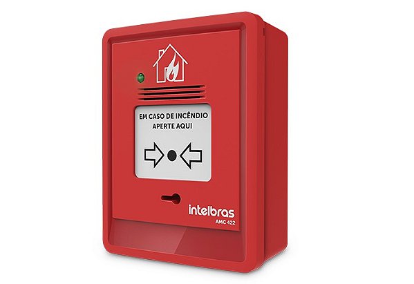 Acionador manual convencional AMC 422 C/ Sirene intelbras