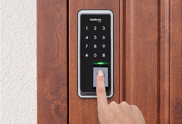 Fechadura Digital FR 220 Intelbras senha e Biometria