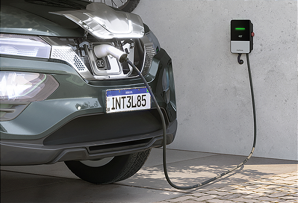 Estação de recarga para veículos elétricos Home EVE 0074H Intelbras