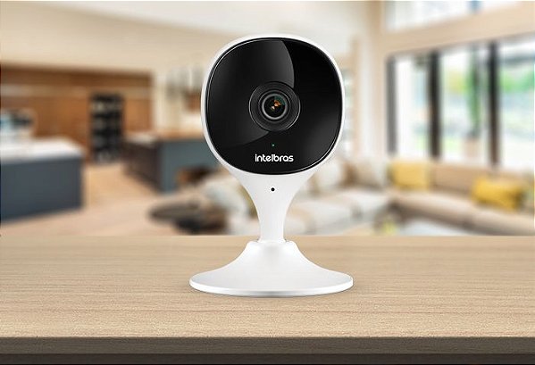 Camera Wifi Intelbras MIBO IMX -C 2MB Fullhd branca Função Babá eletrônica