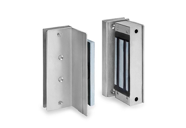 Fechadura Eletroimã FE150 12V C/ Kit 753 INOX Para Porta Deslizante