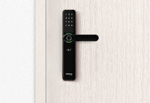 Fechadura de embutir com maçaneta Smart IFR 7000 Intelbras