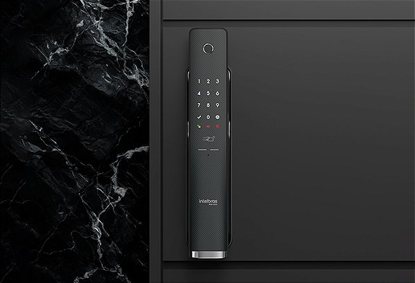 FECHADURA SMART DE EMBUTIR MFR 6300 PRETO