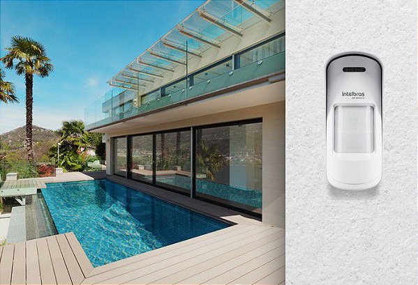 Sensor de Movimento Infravermelho Passivo S/Fio IVP 8000 EX