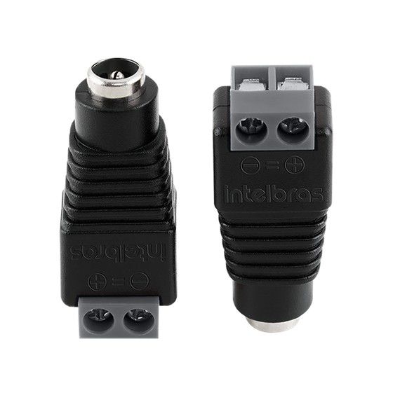 Conector P4 femea intelbras Conex 1000 P4 femea com borne