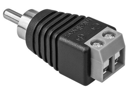 Conector RCA Macho intelbras  com borne intelbras