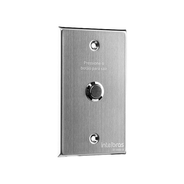 Botoeira Acionador de Abertura Inox Embutir 4x2 BT 5000 IN Intelbras