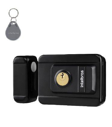 Fechadura Elétrica Com Leitor de Tag FX 3000 MF Intelbras