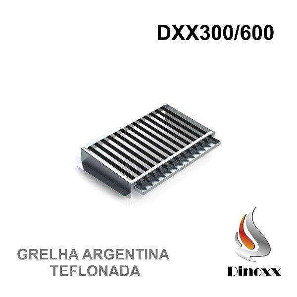 Grelha Argentina (opcional) para churrasqueira DXX 300 - TEFLONADA - DINOXX