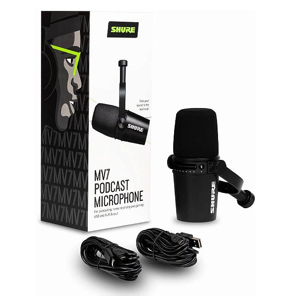 Microfone Podcast Shure MV7