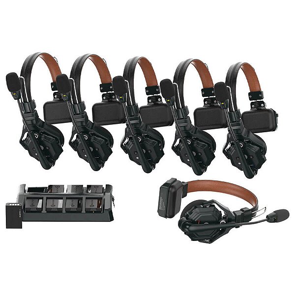 Hollyland Solidcom C1 Pro-6S Full-Duplex com 6 Headsets