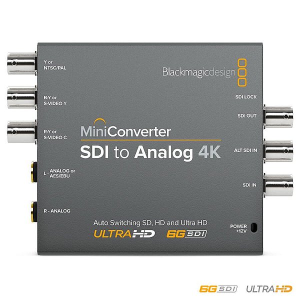 Blackmagic MiniConversor SDI para Analógico 4K