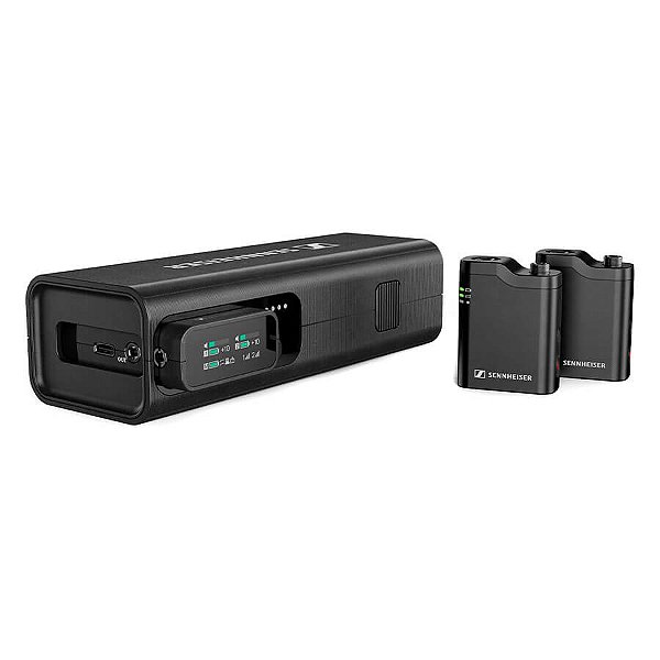 Sennheiser Profile Wireless e Gravador Para 2 Pessoas com Clip para Câmera e Smartphone