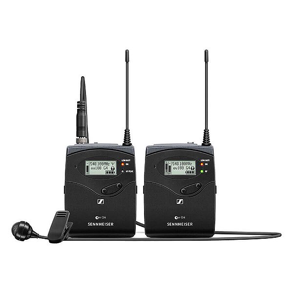 Sennheiser EW 122P G4 Microfone de Lapela Sem Fio Para Montagem em Câmeras (A1: 470 a 516 MHz)