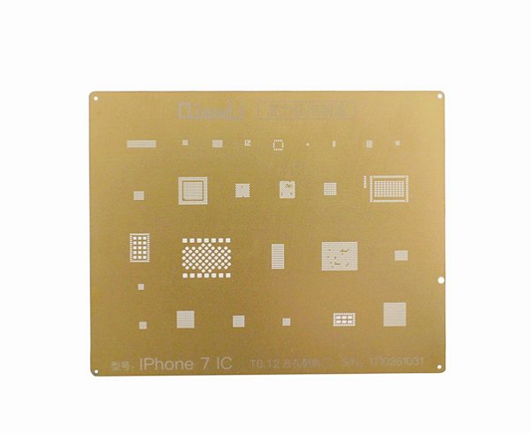 Stencil Gold iPhone 7 To 12 Qianli
