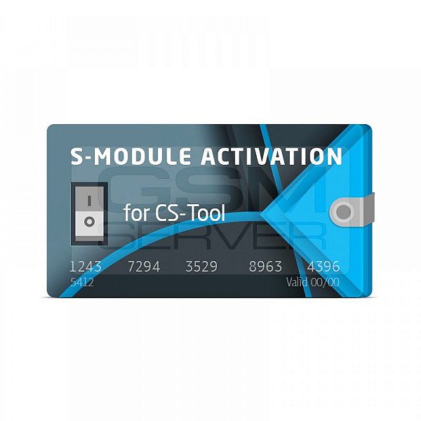 Ativação do módulo S para CS-Tool