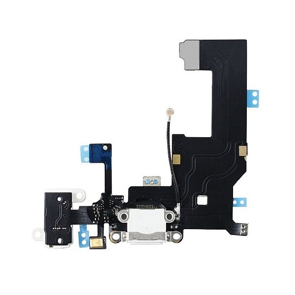 Flex conector de carga iPhone 5G Branco