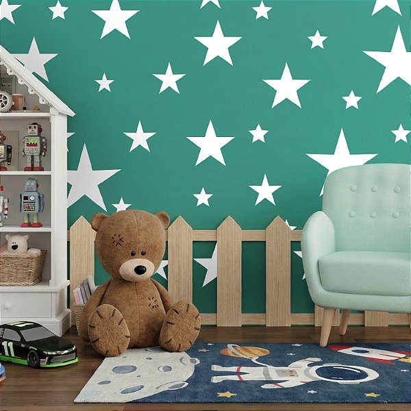 Adesivo De Parede Estrelas - 87 ESTRELAS.