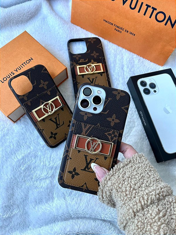 Capinha LV Gold para Iphone - Grife