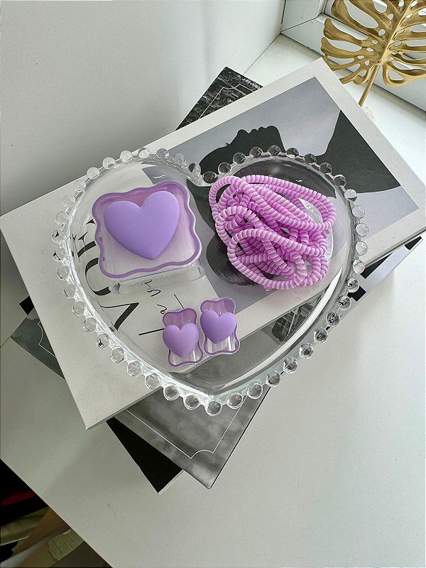 Kit Protetor de Carregador Corações