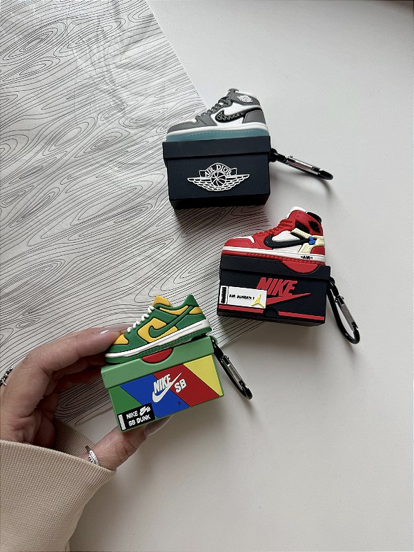 Porta AirPods Caixa de Tenis