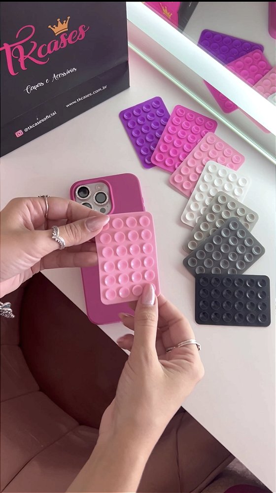 Ventosa para celular fita 3M