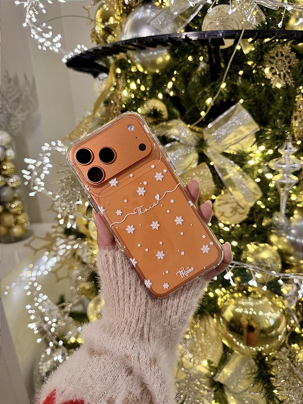 Case Natalina Flocos de neve para iPhone