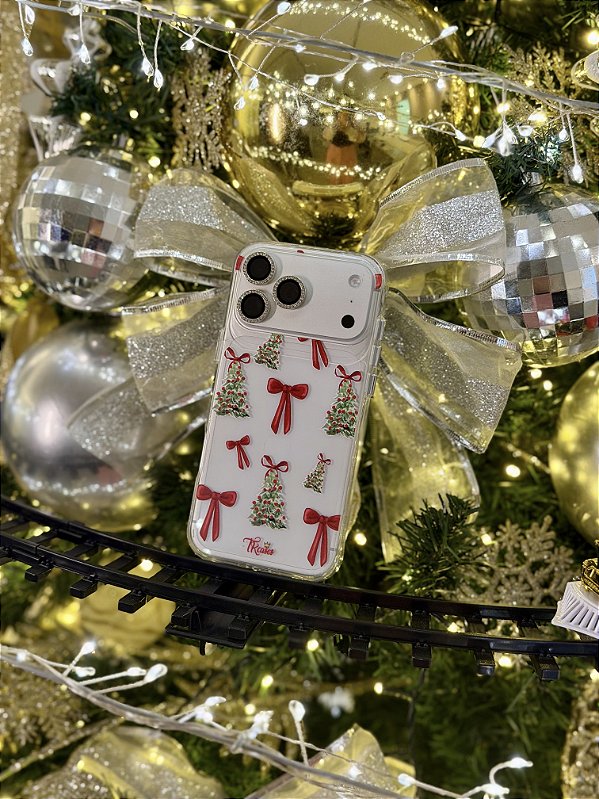 Case Natalina Laços Vermelhos para iPhone