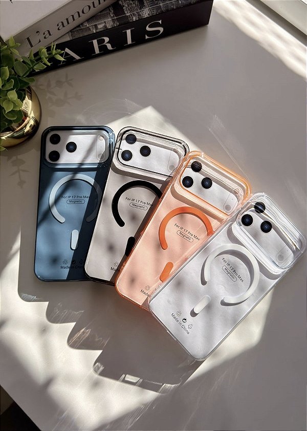 Case acrílica Casca de ovo com MagSafe para iphone