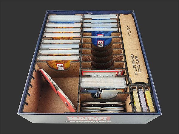 Organizador (INSERT MDF) para Marvel Champions: The Card Game