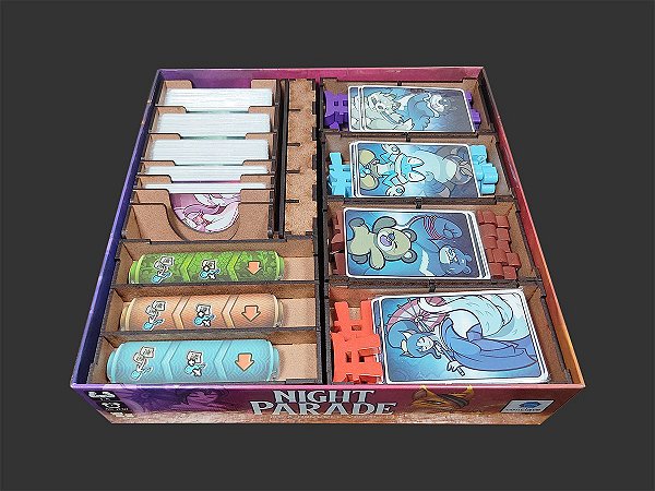 Organizador (INSERT MDF) para Night Parade of a Hundred Yokai