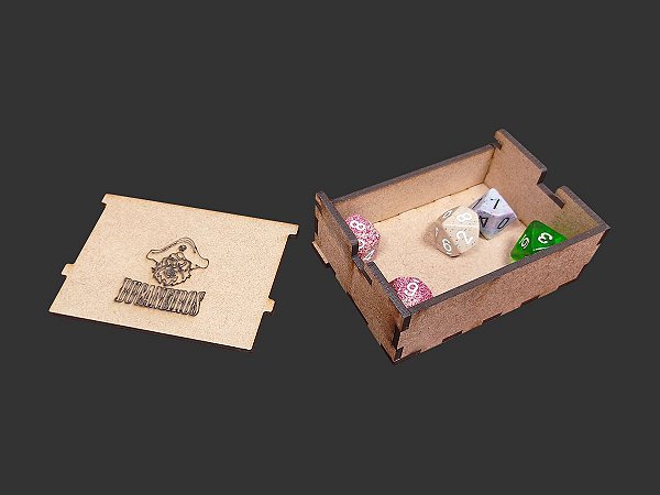 Caixas de Tokens e Dados para Caixas Genéricas e Big Box - Modelo Horizontal (1 Espaço)