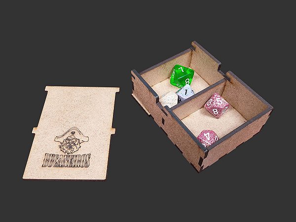 Caixas de Tokens e Dados para Caixas Genéricas e Big Box - Modelo Vertical (2 Espaços)