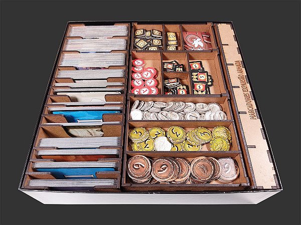 Organizador (INSERT MDF) para 7 Wonders (2ª Edição)