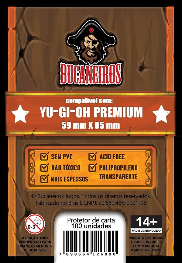 SLEEVE YU-GI-OH! PREMIUM  (59 x 86)