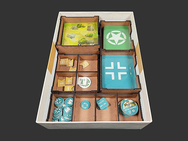Organizador (INSERT MDF) para Destemidos: Normandia