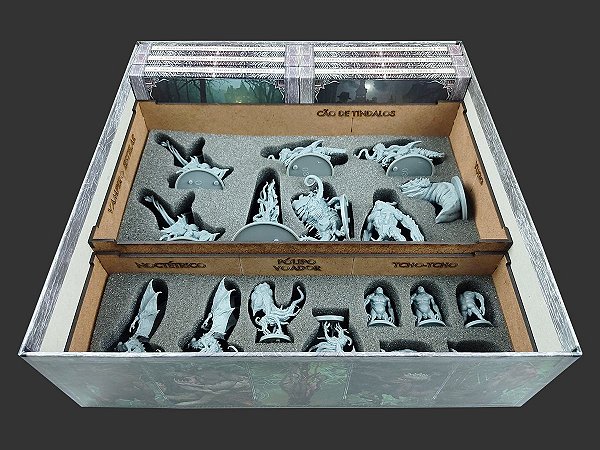 Organizador (INSERT MDF) para Cthulhu: Death May Die - Temporada 2  Expansão