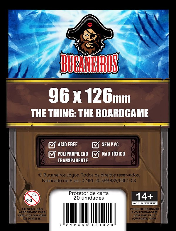 Sleeve Customizado para The Thing: The Boardgame (126 x 96)