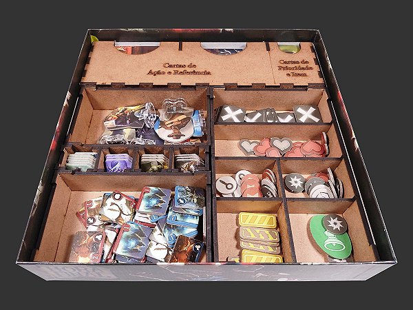 Organizador (INSERT MDF) para Arkham Horror - Hora Final