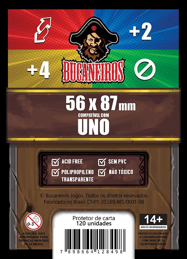 Sleeve Customizado para Uno (56 x 87)