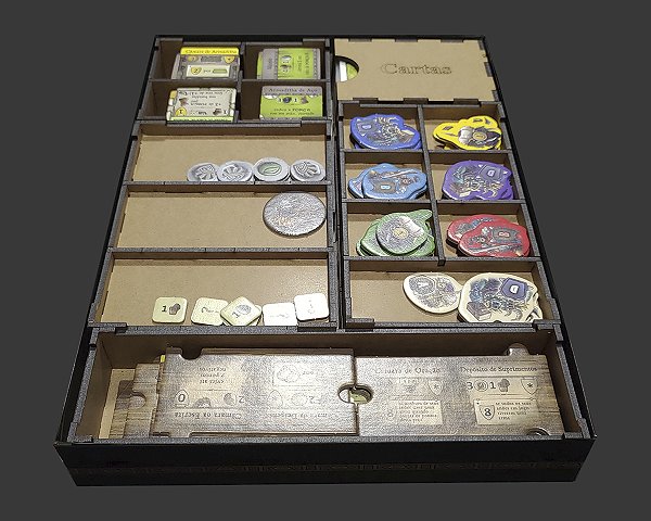 Organizador (INSERT MDF) para Caverna: Demônios Frenéticos