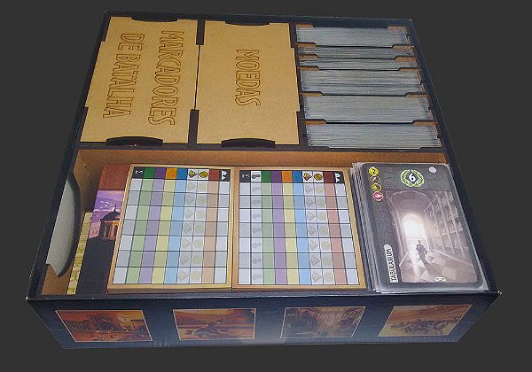 Organizador (SOFT INSERT PARANÁ) para 7 Wonders (1ª Edição) - Modelo 1