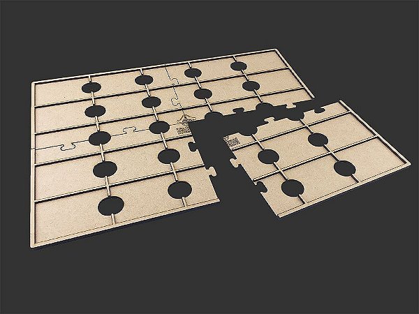 Organizador (SOFT INSERT PARANÁ) para Codinomes (Código Secreto) com Painel Desmontável
